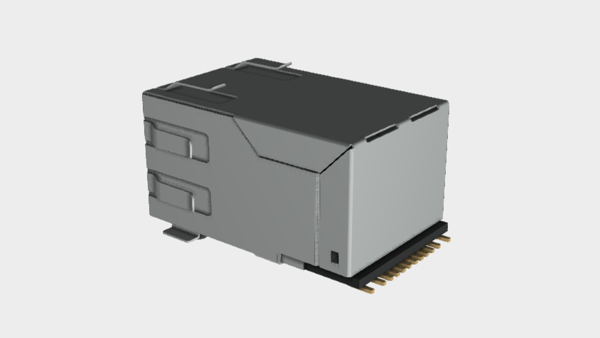 1X1RJ45_SMT_3d_STEP FILE