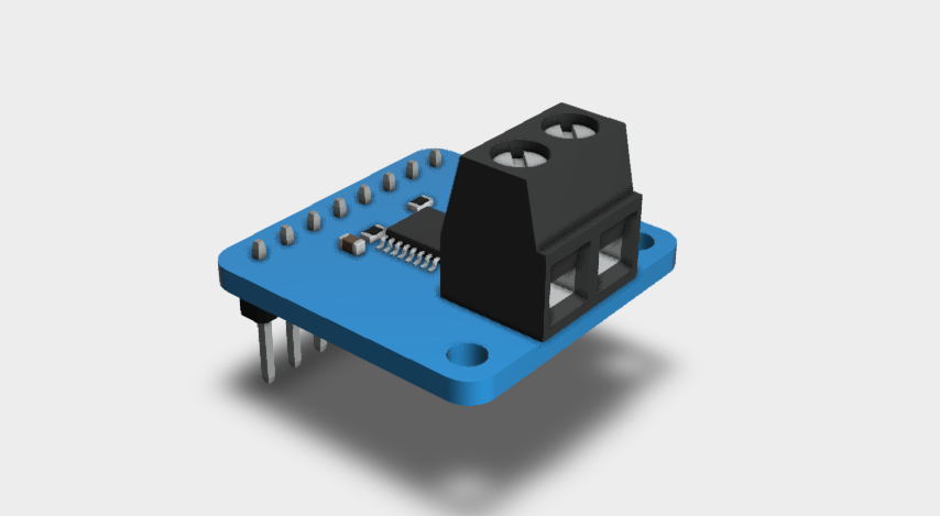 INA260 POWER SENSOR 3D STEP File