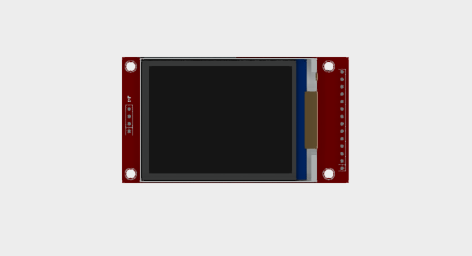 TFT LCD 320x240 V1 3D Model STEP File
