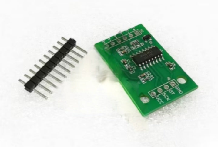 HX711 Load Cell Amplifier Module – High-Precision 24-Bit ADC Weight Sensor for Accurate Weighing, 10Hz Output Rate, PCB Integration