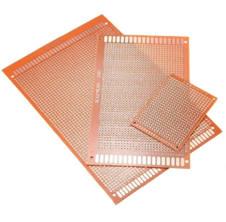 3pcs DIY Copper Perfboard Set – PCB Prototype Breadboard Bakelite Boards for Electronics Projects