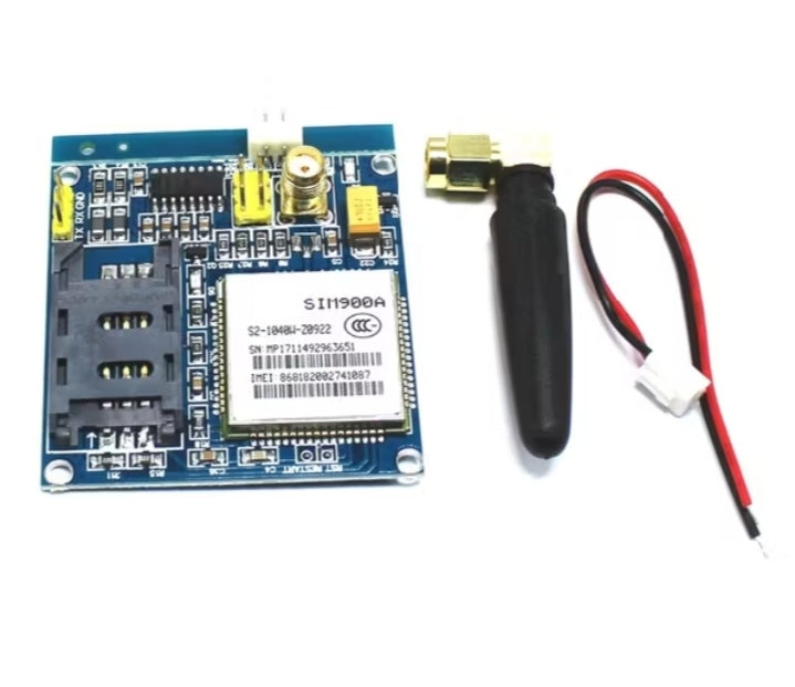 SIM900A GSM/GPRS Development Module – Wireless Communication Board for SMS, Voice, and Data Transmission with STM32, Arduino, and Microcontrollers