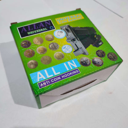 ALLAN Universal Coin Slot in Silver Panel New COINSLOT