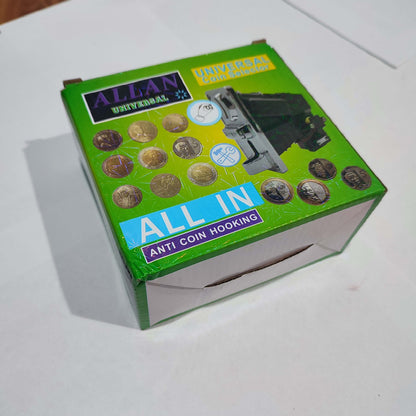 ALLAN Universal Coin Slot in Silver Panel New COINSLOT