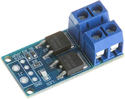 400W Dual High-Power MOSFET PWM Trigger Switch Module | DC 5V–36V 15A (Max 30A) | Motor & LED Control