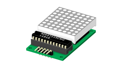 MAX7219 8×8 LED Matrix Module – STEP File (3D Model)