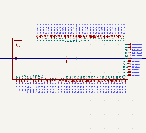 Arduino ATmega 2560 – KiCad Symbol, PCB Footprint, and 3D STEP File