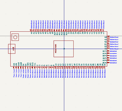 Arduino ATmega 2560 – KiCad Symbol, PCB Footprint, and 3D STEP File