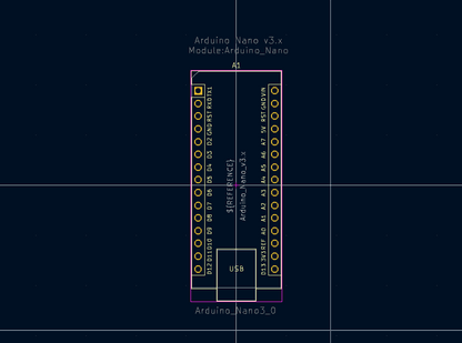 Arduino Nano V3 (30 Pins) – KiCad Symbol, Footprint, and 3D STEP File