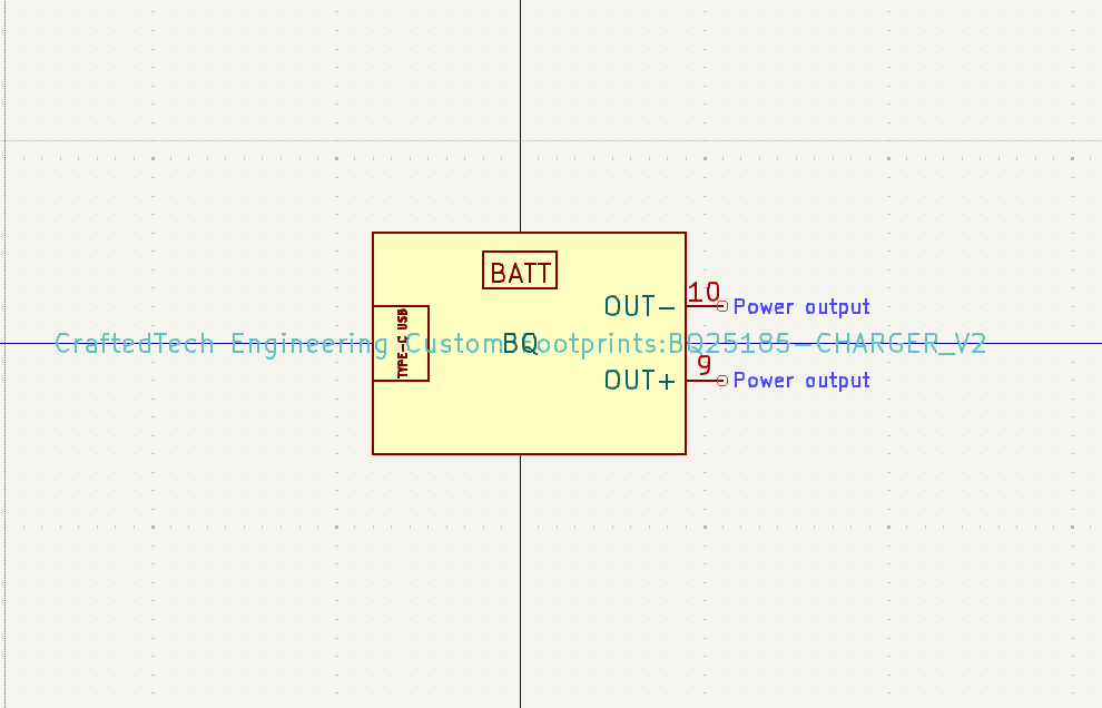 BQ25185 Charger – KiCad Symbol, Footprint, and 3D STEP File