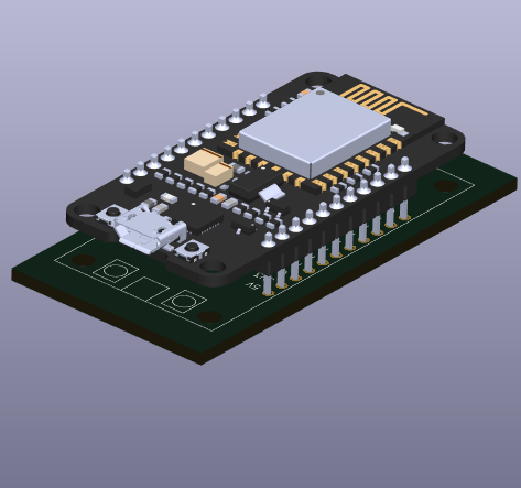 BW16 RTL8720DN Module – KiCad Symbol, PCB Footprint, and 3D STEP File