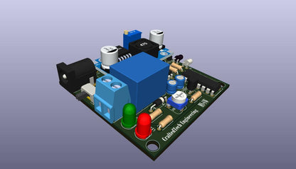 Motion Detector Sensor Switch PCB Board using CD4017