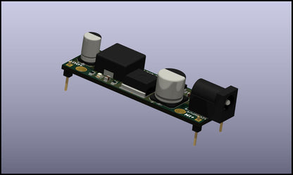 LM2596 BUCK CONVERTER PCB - GERBER, BOM, CPL and STEP FILE