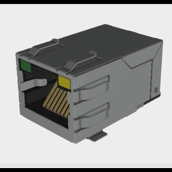 1X1RJ45_SMT_3d_STEP FILE