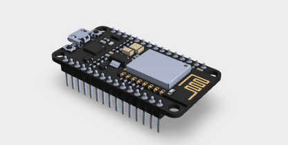 ESP8266 30pins WiFi 3D Model - STEP: