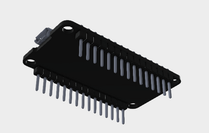 ESP8266 30pins WiFi 3D Model - STEP: