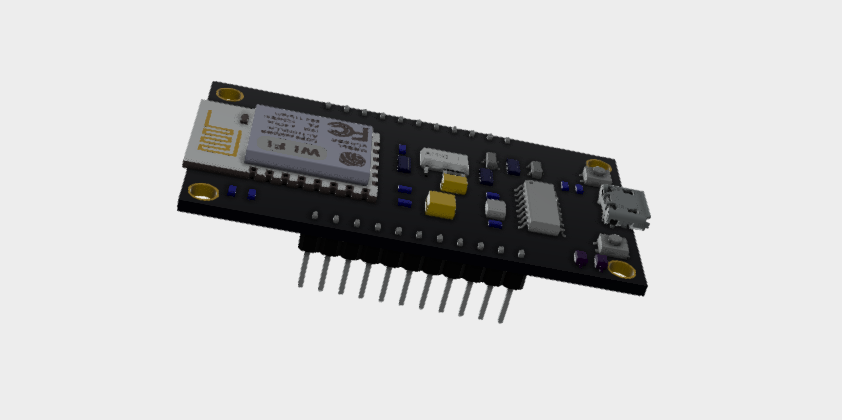 BW16_22PIN_MODULE_V1 STEP File