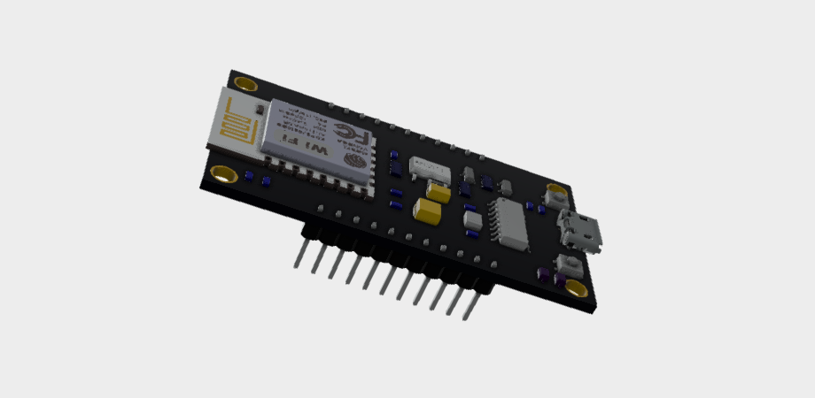 BW16_22PIN_MODULE_V1 STEP File