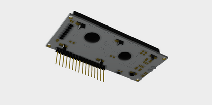16x2 Character LCD Display V2 STEP File