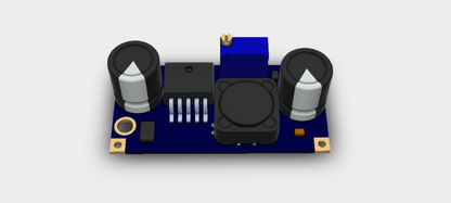 LM2596 DC to DC Buck Converter 3A 3D STEP File