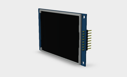 TFT LCD 2.8in 240x320 ILI9341 3D Model STEP File