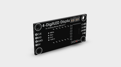 4-Digit LED Display TM1637 3D STEP File