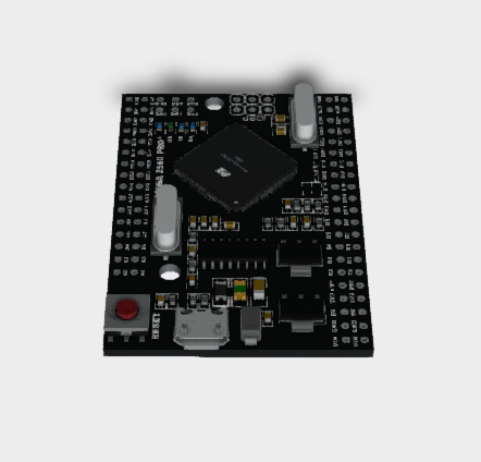 MEGA 2560 PRO – 3D STEP File for PCB and Enclosure Design