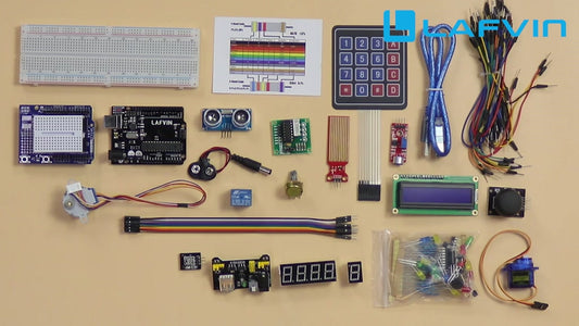 LAFVIN Super Starter Kit for UNO R3 | Sensor Learning Electronic Kit with Code &amp; Tutorials | Compatible with Arduino IDE