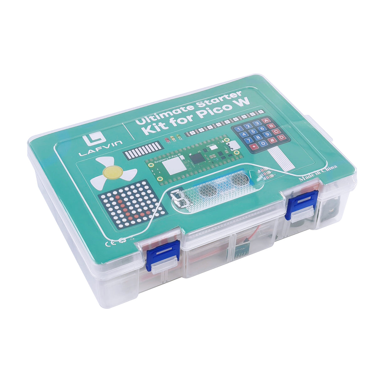 LAFVIN Ultimate Starter Kit for Raspberry Pi Pico W – Complete Learning Set with Online Tutorials