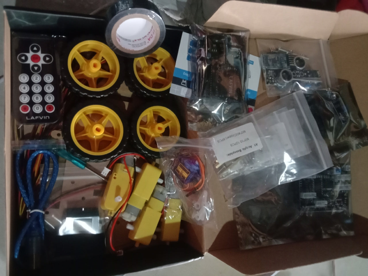 LAFVIN Smart Robot Car Kit for Arduino Uno R3 – DIY Programmable Vehicle with Tutorials &amp; Code Support