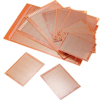 3pcs DIY Copper Perfboard Set – PCB Prototype Breadboard Bakelite Boards for Electronics Projects