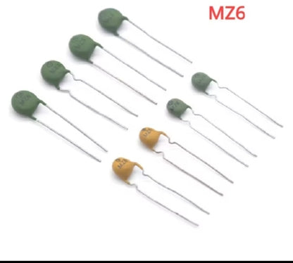 Thermistor Set – MZ6 Positive Temperature Coefficient Resistors (30Ω–3KΩ) for Overcurrent Protection, Heating, and Sensing Applications