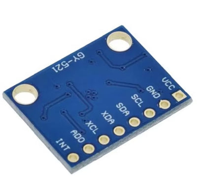 GY-521 MPU-6050 6DOF Motion Sensor Module – 3-Axis Accelerometer + 3-Axis Gyroscope with Gold-Plated PCB for Arduino & Robotics