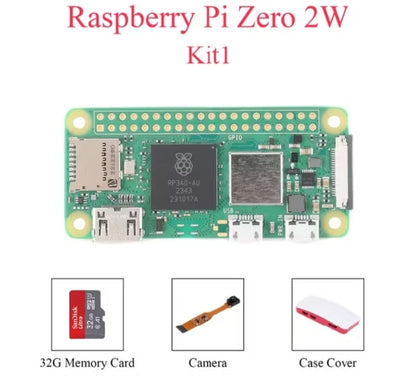 Original Raspberry Pi Zero 2 W – 64-bit Quad-Core Microcontroller with WiFi & Bluetooth