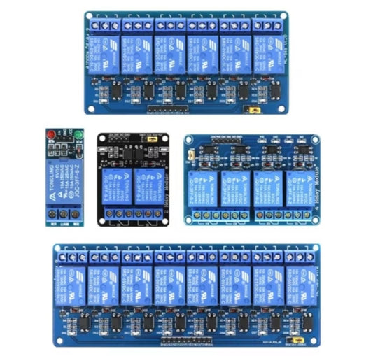 5V 1/2/4/6/8-Channel Relay Module with Optocoupler – Trigger Switch Relay Board for Arduino