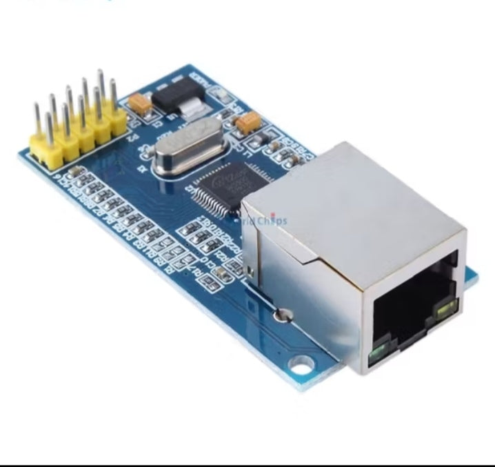 Ethernet Shield Network Module – W5100 Replacement with 32KB Buffer, SPI Interface, 3.3V/5V Compatible for Arduino, STM32, 51 MCU
