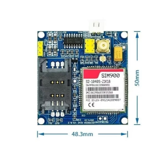 SIM900A V4.0 GSM/GPRS Wireless Communication Module Kit – SIM900 Board with Antenna for Arduino & Microcontroller Projects