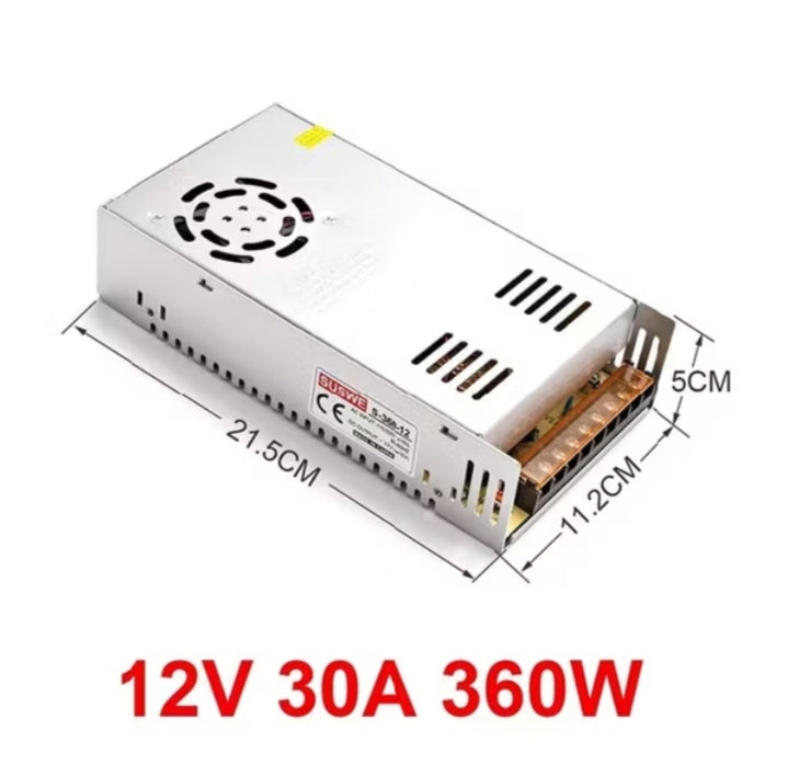 DC 12v Power Supply 30A 360W for Radio Base 13.8V CCTV and led module Switching Power Supply
