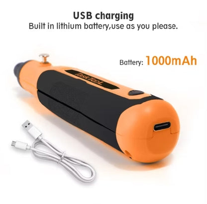TaskTooL 105PC Mini Electric Grinder Set – Cordless Engraving Pen Drill with 3-Speed Adjustment