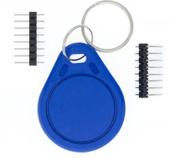 MFRC-522 RC522 RFID Module Kit – 13.56MHz RF IC Card Reader with Fudan Card & Keychain for Arduino and Access Control Projects