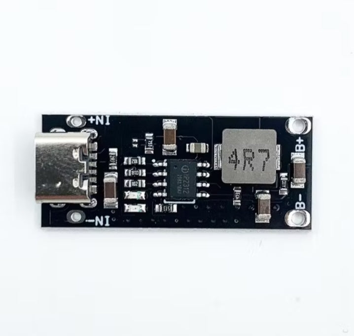 IP2312 Type-C Fast Charging Module – 3A 5V to 4.35V Charging Board for Li-ion / Ternary Lithium Polymer Batteries