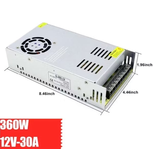 DC 12v Power Supply 30A 360W for Radio Base 13.8V CCTV and led module Switching Power Supply