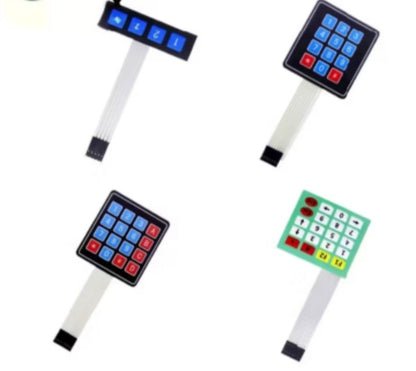Waterproof Membrane Keypad Matrix – 1x4, 4x4, 4x5 Keypad Touch Button Switch