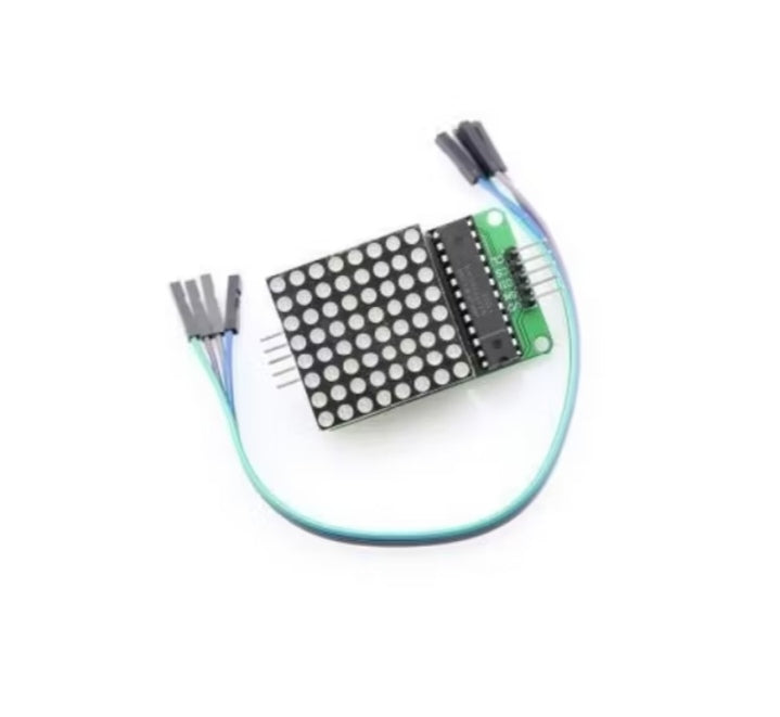 LED Matrix Display Module – Red Dot Matrix with Serial Interface for Arduino & Microcontrollers