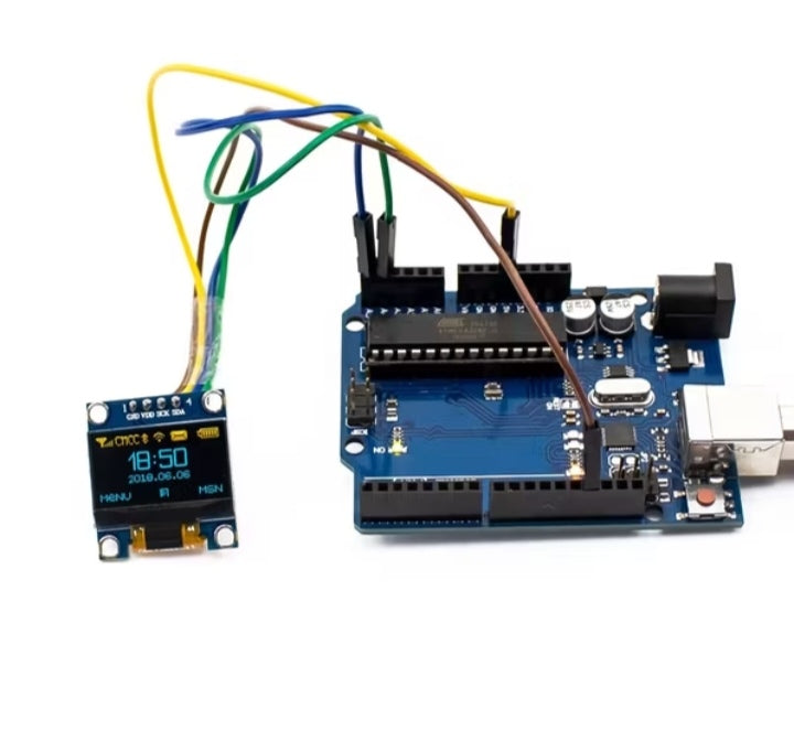 OLED Display Module – 128x64 I2C/IIC 4-Pin Serial Interface for Arduino, Raspberry Pi, STM32