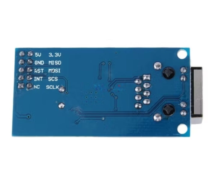 Ethernet Shield Network Module – W5100 Replacement with 32KB Buffer, SPI Interface, 3.3V/5V Compatible for Arduino, STM32, 51 MCU