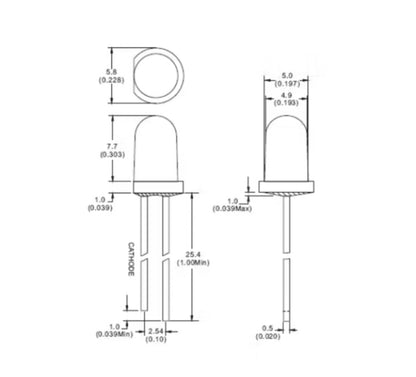 Super Bright 5mm LED Light Emitting Diodes