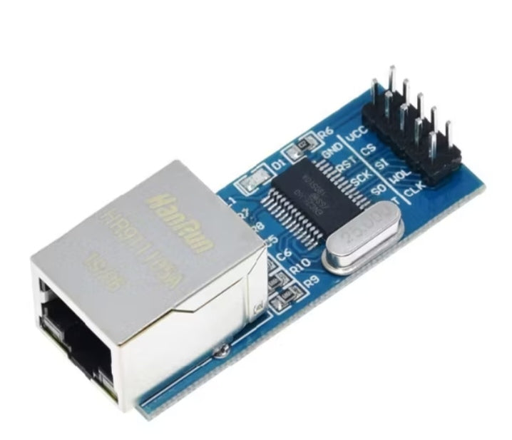 Ethernet LAN Network Module – SPI Interface for Arduino, AVR, STM32, P ...
