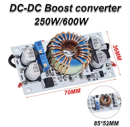 10A 250W/600W DC-DC Boost Converter Step-Up Power Module – Adjustable Voltage & Constant Current Mobile Power Supply LED Driver