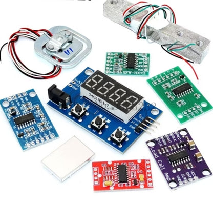 Load Cell Weight Sensor Kit – 1KG/5KG/10KG/20KG with HX711 AD Amplifier Module for Arduino & DIY Electronic Scales
